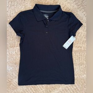 Cat & Jack girls navy uniform style polo top NWT size XL (14)